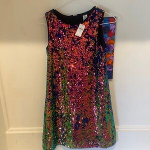 NWT GAP iridescent sequined dress